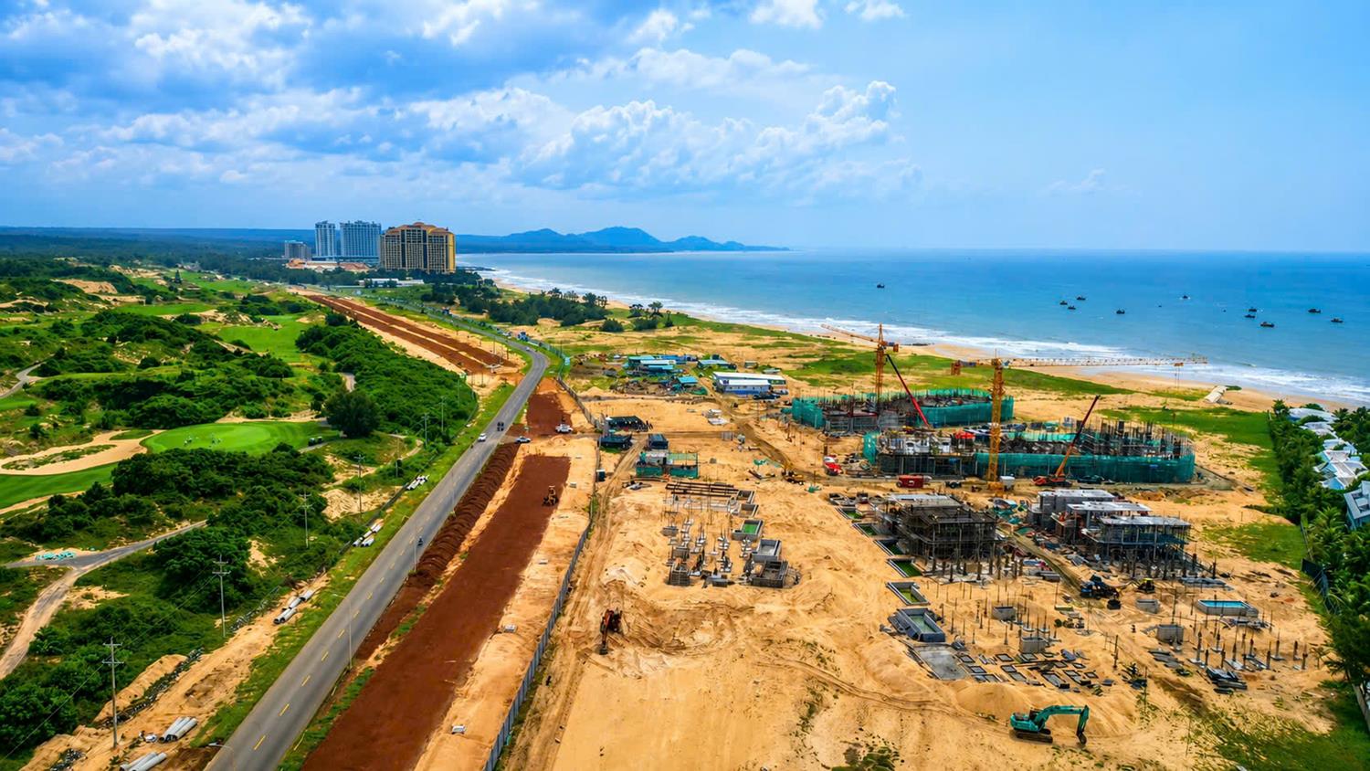 Hình ảnh thực tế tại dự án Maia Resort Hồ Tràm cập nhật mới nhất